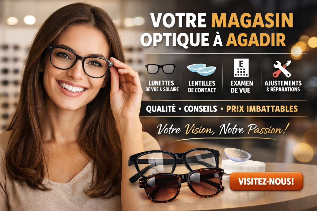 Votre magasin optique à Agadir